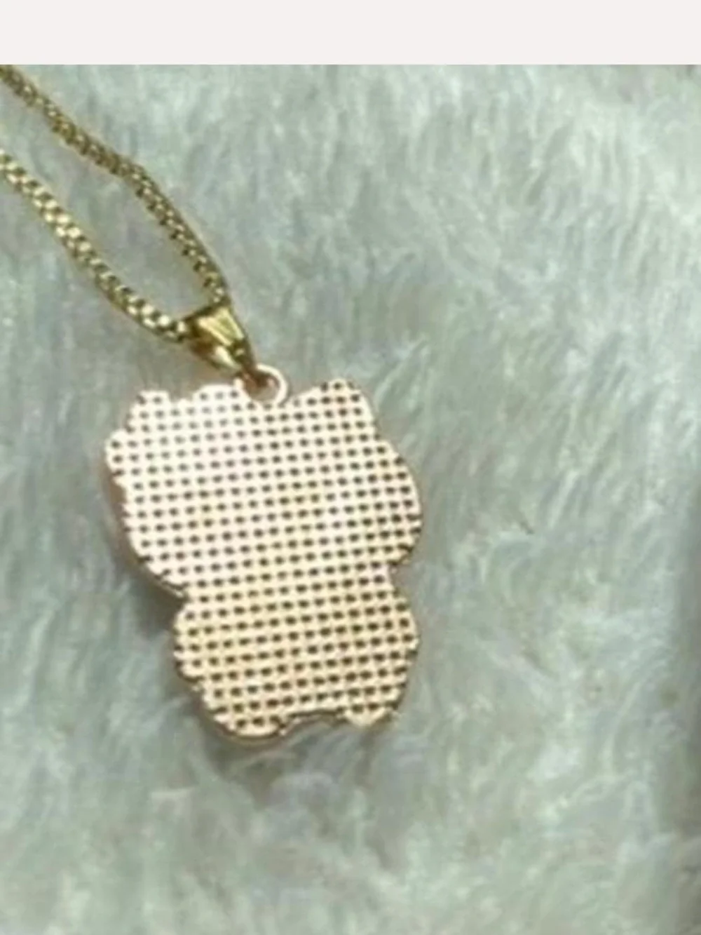 Cinnamoroll Gold-toned Pendant with Necklace NWT